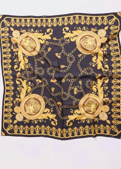 Alden Adair Hayden Baroque Scarf In Donatello In Blue
