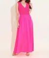 Alden Adair Hazel Dress In Neon Pink In Pink