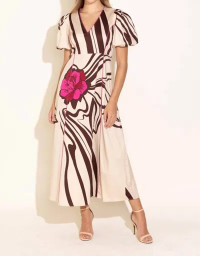 Alden Adair Jillian Dress In Canyon In White