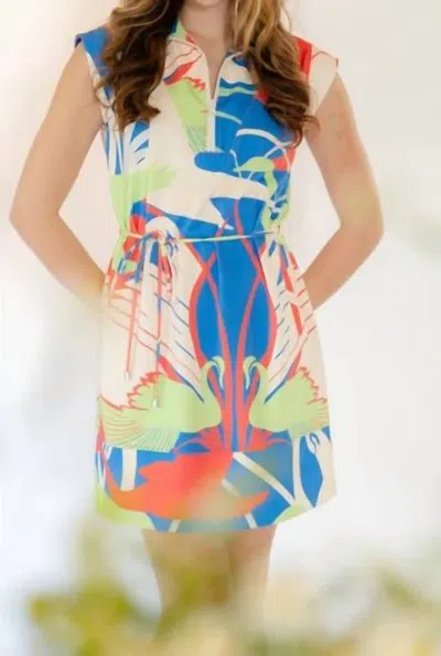 Alden Adair Leigh Dress In Royal Arcadia In Blue