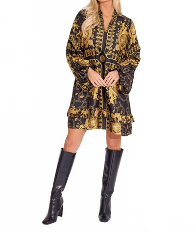 Alden Adair Liza Dress In Donatello In Multi