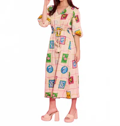 Alden Adair Lizzie Dress In Postcard In Multi