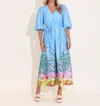 Alden Adair Lizzie Dress In Promenade In Blue