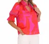 Alden Adair Lottie Top In Bloom In Multi