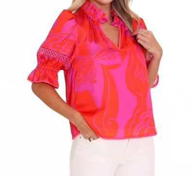 Alden Adair Lottie Top In Bloom In Multi