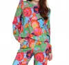Alden Adair Mandy Top In Lotus In Multi