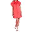 Alden Adair Margot Mini Dress In Sunburst In Red
