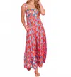 Alden Adair Maria Maxi Dress In Surfboard In Pink