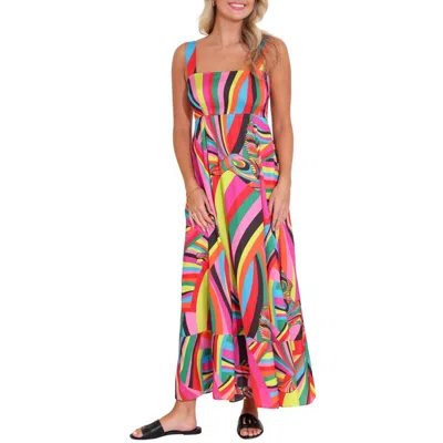Alden Adair Maria Maxi Dress In Sphynx In Multi