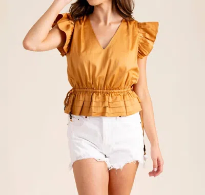 Alden Adair Marina Top In Yellow