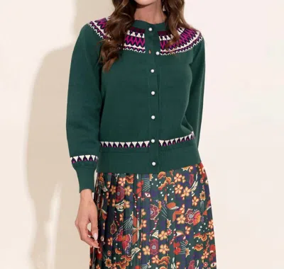 Alden Adair Meredith Sweater In Fair Isle In Multi
