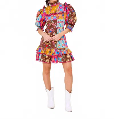 Alden Adair Murphy Dress In Triple Crown In Multi