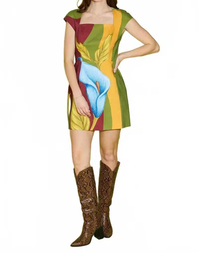 Alden Adair Navee Dress In Calla Lily In Multi