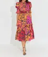 Alden Adair Noelle Dress In Panthera In Multi