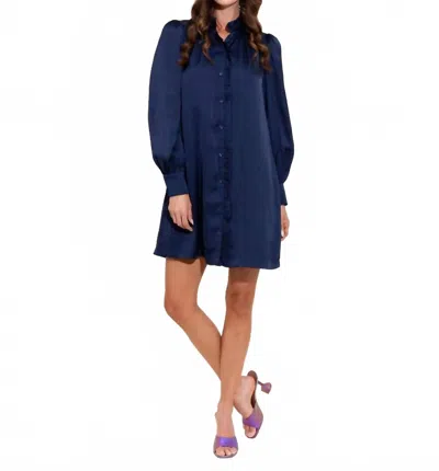 Alden Adair Nora Dress In Midnight In Blue