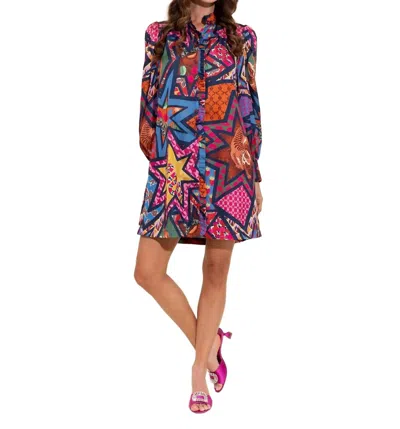 Alden Adair Nora Dress In Starpower In Multi