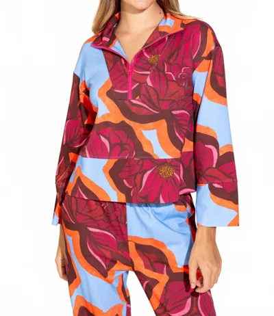 Alden Adair Paige Top In Blossom In Multi