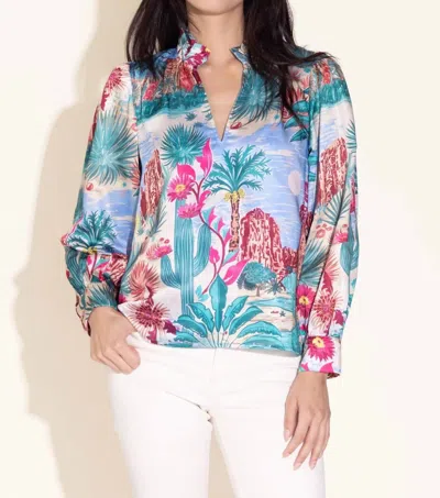 Alden Adair Phoebe Casual Top In Multicolor