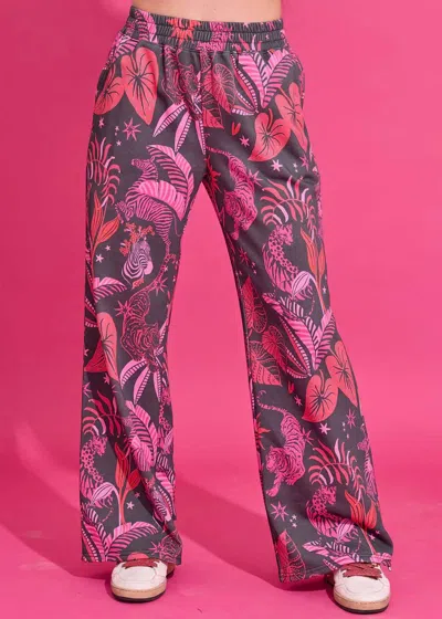 Alden Adair Poppy Pant In Zebra Lounge In Multi