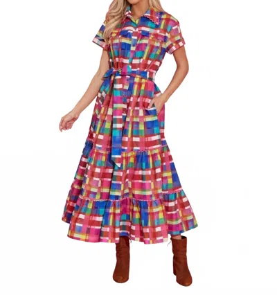 Alden Adair Rachel Dress In Fall Multi