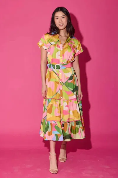 Alden Adair Rachel Dress In Multi