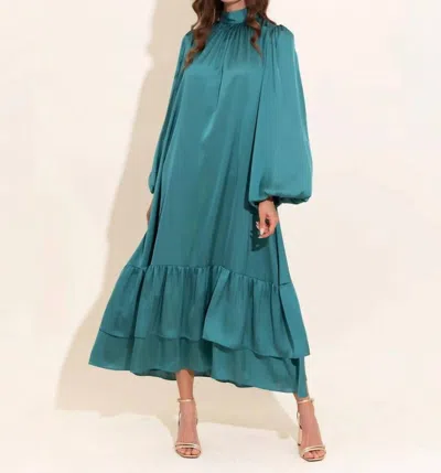 Alden Adair Ramona Dress In Beryl In Green
