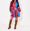 Alden Adair Reagen Dress In Prism In Multi