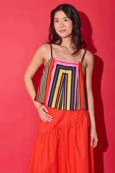 Alden Adair Reed Top In Souk In Multi