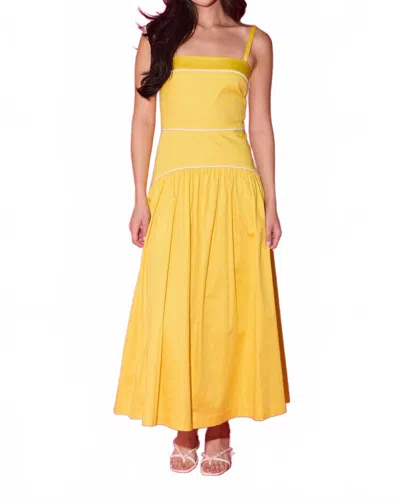 Alden Adair Riley Dress In Daffodil In Yellow