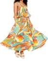 Alden Adair Samantha Dress In Agave In Multi