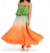 Alden Adair Samantha Dress In Ombre In Multi