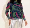 Alden Adair Scarlett Top In Ribbon In Multi