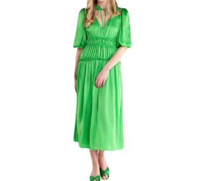 Alden Adair Shelbi Dress In Lime In Green