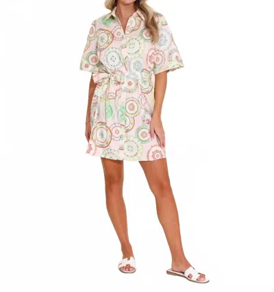 ALDEN ADAIR TEAGEN DRESS IN PORCELAIN