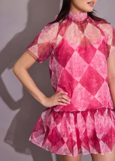 Alden Adair Willa Tolie Dress In Toile In Multi