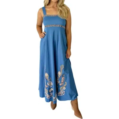 Alden Adair Women's Maria Dress In Denim In Multi