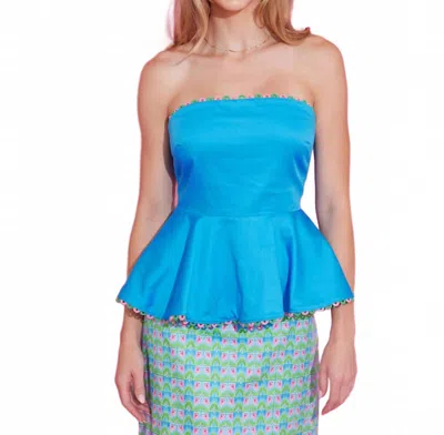 Alden Adair Women's Melissa Top In Riviera Blue