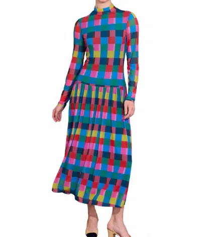 Alden Adair Women's Mochi Dress In Blue Multicolor