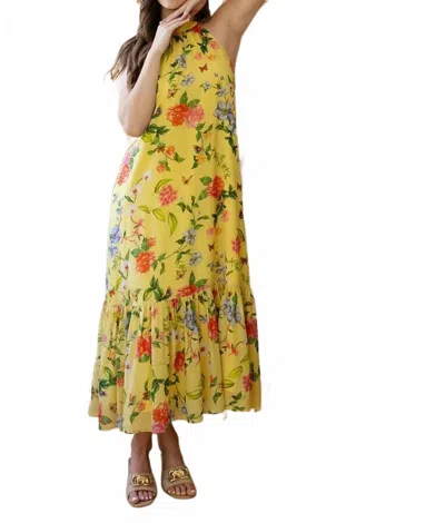 Alden Adair Women's Perry Dress In Yellow Parterre In Multi