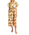 Alden Adair Yasmine Dress In Sahara In Multi