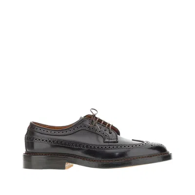 Alden Shoe Company 975 Long Wing Lace-up Shoes In Brown
