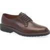 Alden Shoe Company Alden Plain Toe Blucher In Brown Aniline