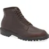 Alden Shoe Company Alden Rugged Work Boot In Dark Brown Kudu