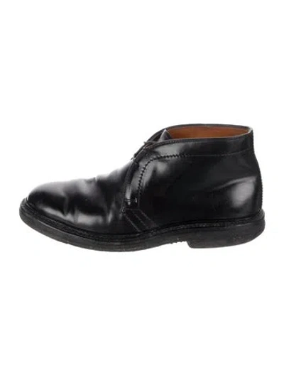 Pre-owned Alden Shoe Company Leather Boots In Black