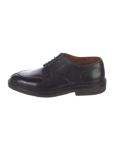 Pre-owned Alden Shoe Company Leather Brogues In Black