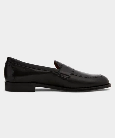ALDEN SHOE COMPANY MEN'S ALDEN FLEX WELT PENNY LOAFER IN BLACK, SIZE 10.5