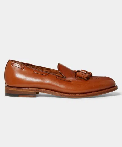 Alden Shoe Company Men's Alden Tassel Moccasin Loafer In Burnished Tan, Size 11 In Brown