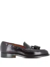 Alden Shoe Company Tassel Leather Loafers In Black