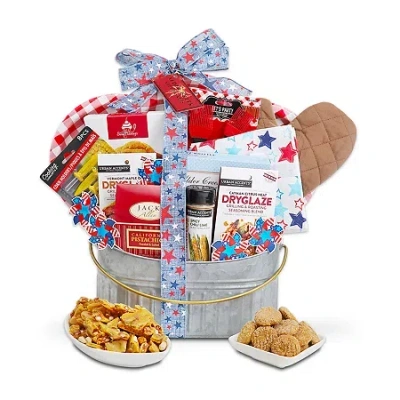 Alder Creek 4th Of July Bbq Gift Basket In Multi