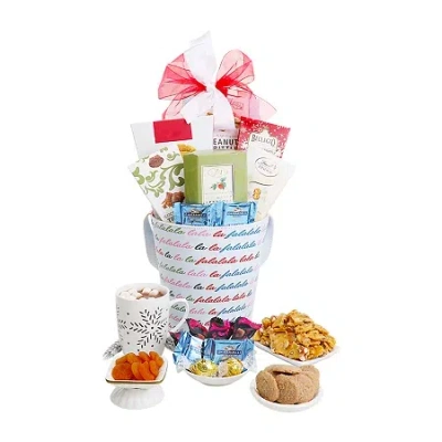 Alder Creek Fa La La Gift Pail In Multi